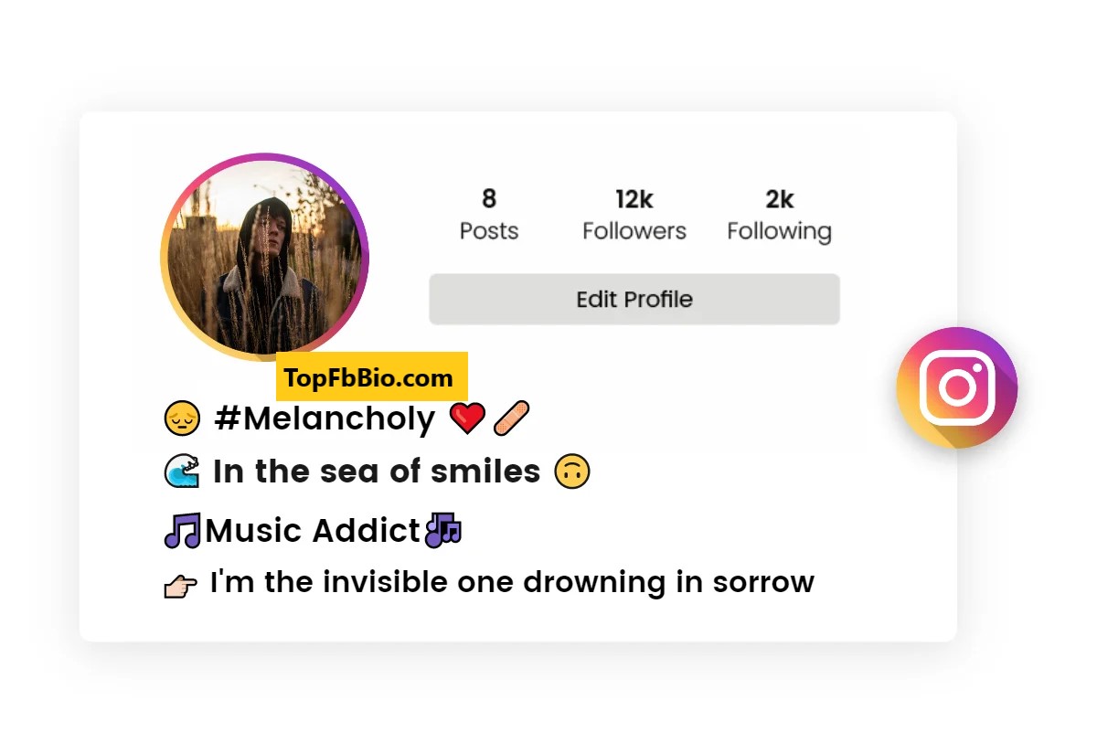 Sad Bio For Instagram