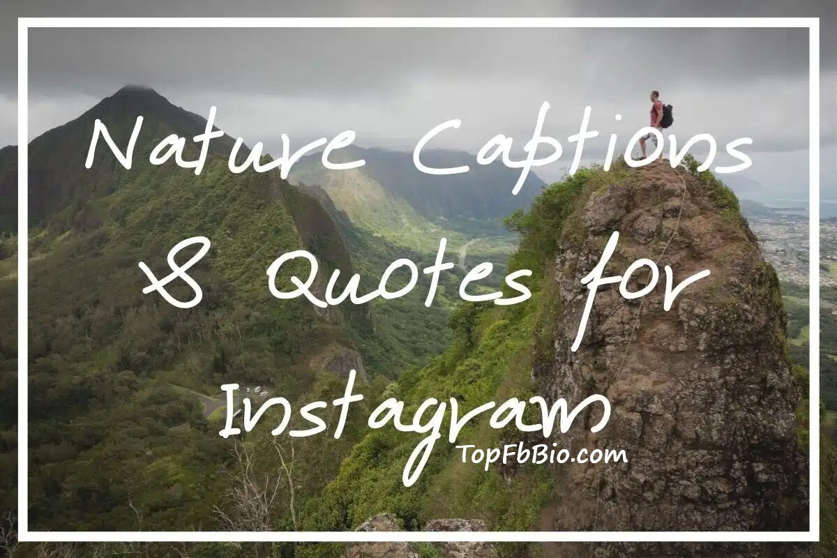 Nature Captions for Instagram