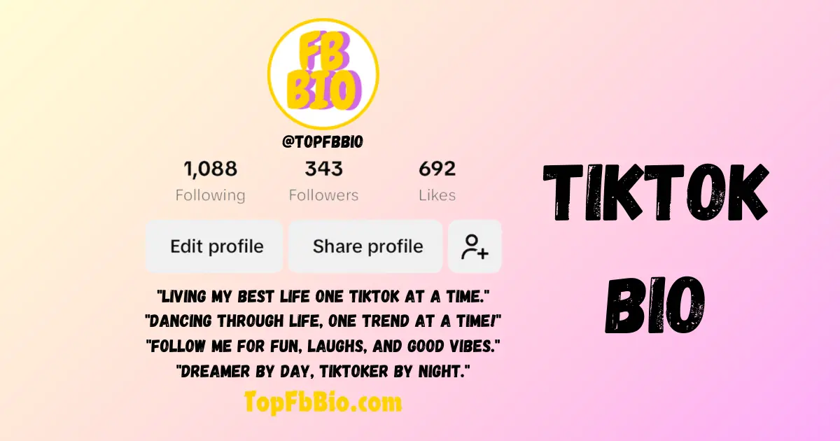 TikTok Bio